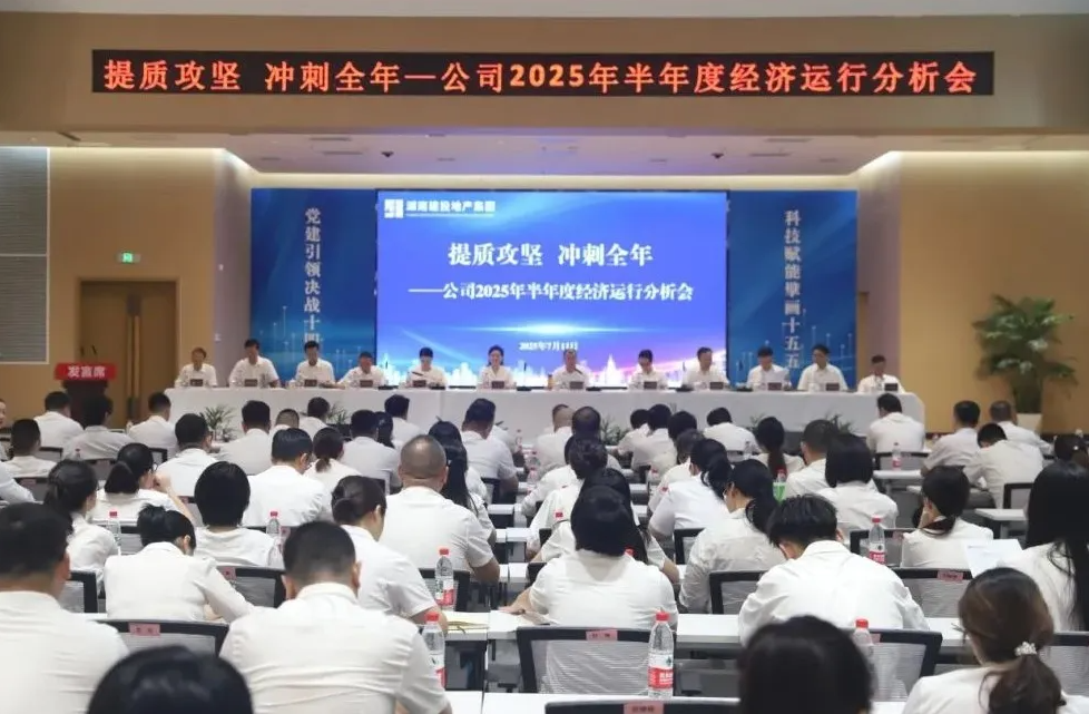 提質(zhì)攻堅 沖刺全年│公司召開2025年半年度經(jīng)濟運行分析會