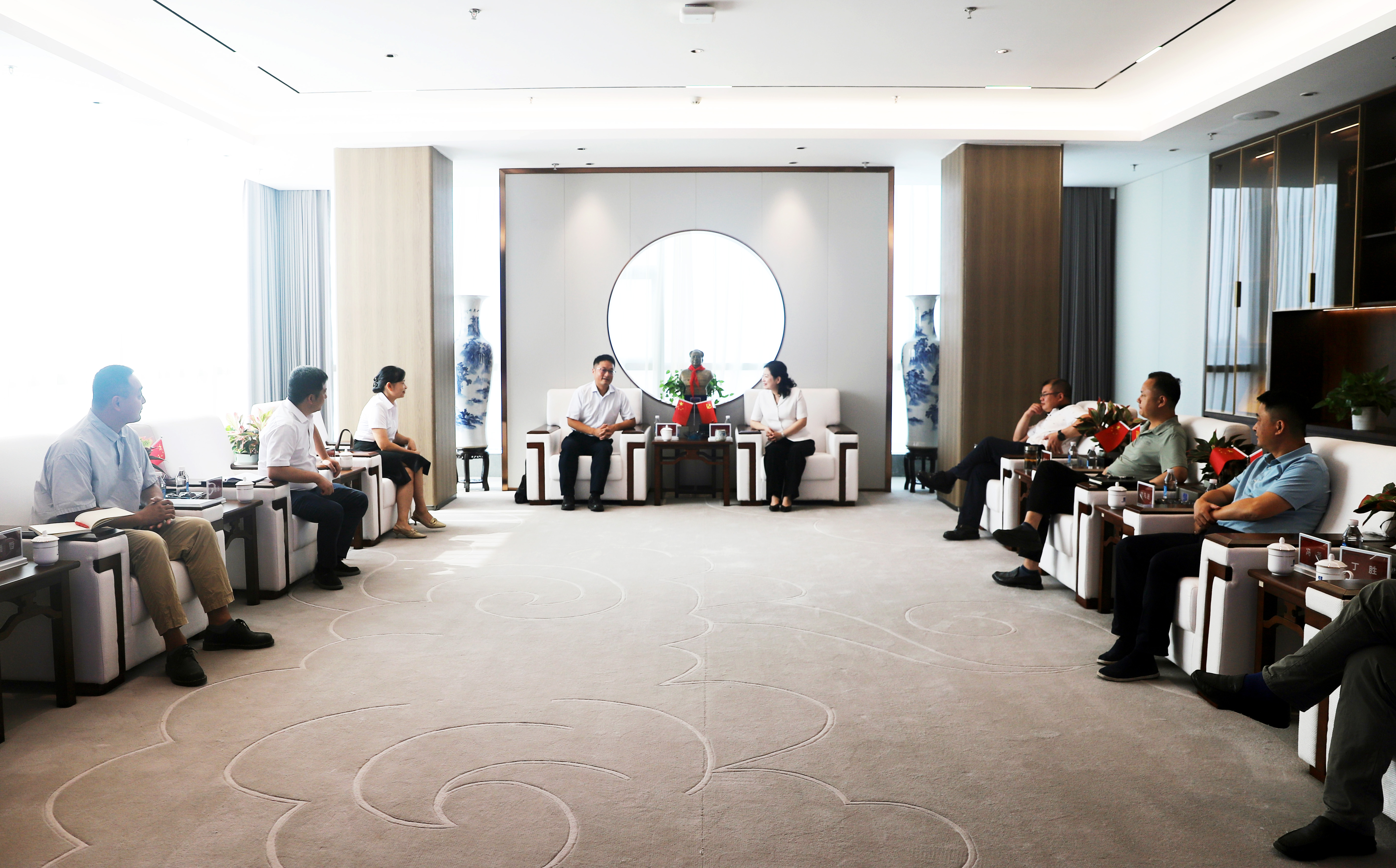 中湘智建到公司開(kāi)展工作交流